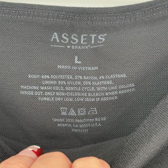 Spanx Assets Full Length Leggings Black Size Large - Picture 2 of 7